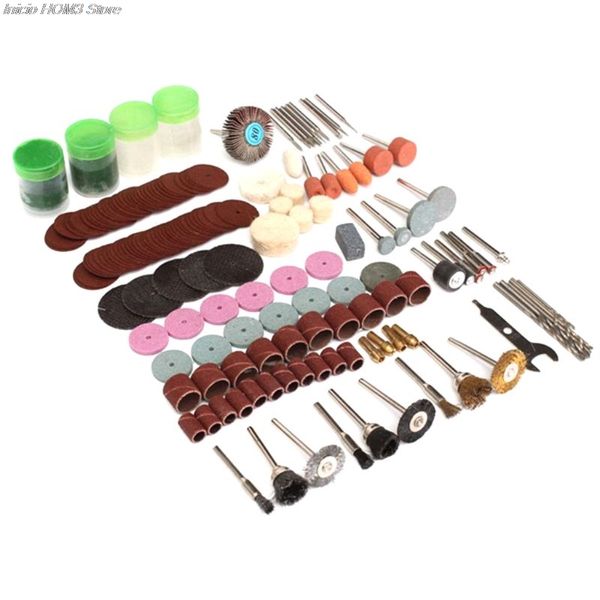 

161pc rotary tool accessory attachment set kit grinding sanding polishing sander abrasive wood drill for dremel electric grinder