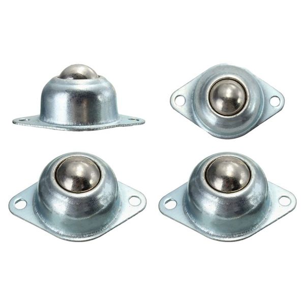 

4pcs 32mm wide screw mounted round ball swivel caster castors for trolleys rack
