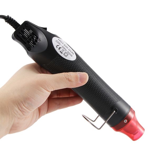 

220v diy using heat gun electric power tool air 300w temperature gun with supporting seat shrink plastic diy tool