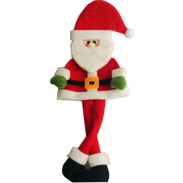 

christmas wine bottle set santa claus button decor bottle cover xmas dinner party cap clothes kitchen decoration party 5zhh176