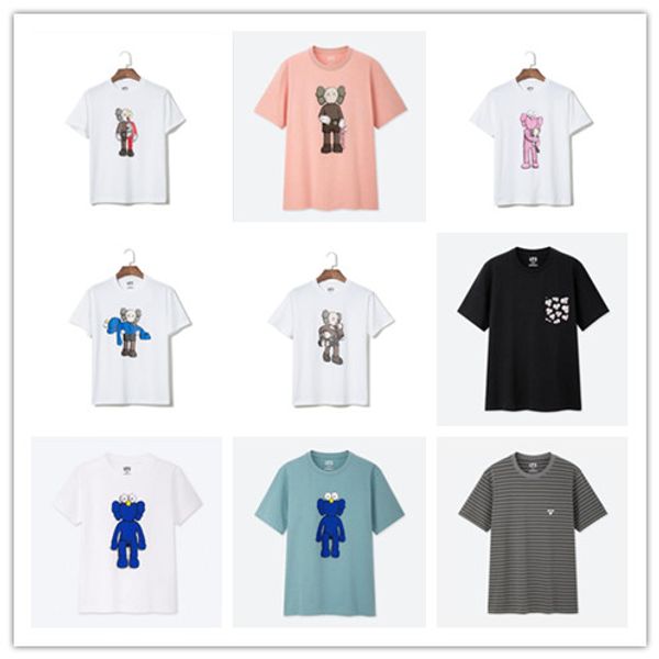

2019 fa hion de igner kaw uniqlo cartoon t hirt cro bone poof men women treetwear t hirt xx e ame treet tyle t hirt