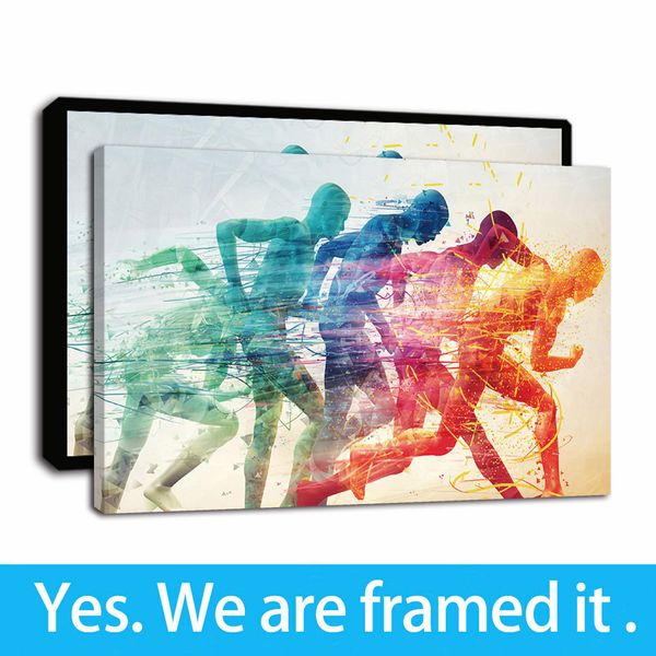 

framed artwork human well-developed limbs flash oil paintings hd print on canvas wall art paintings picture poster for home decor
