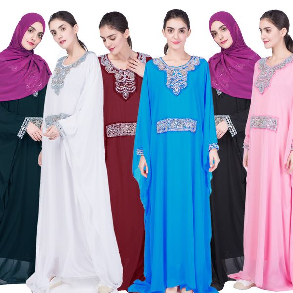 

мђђлманкий абай ион кимоно алмазного иджаб плае ђѬекого arabic дђбай аѬи, Red