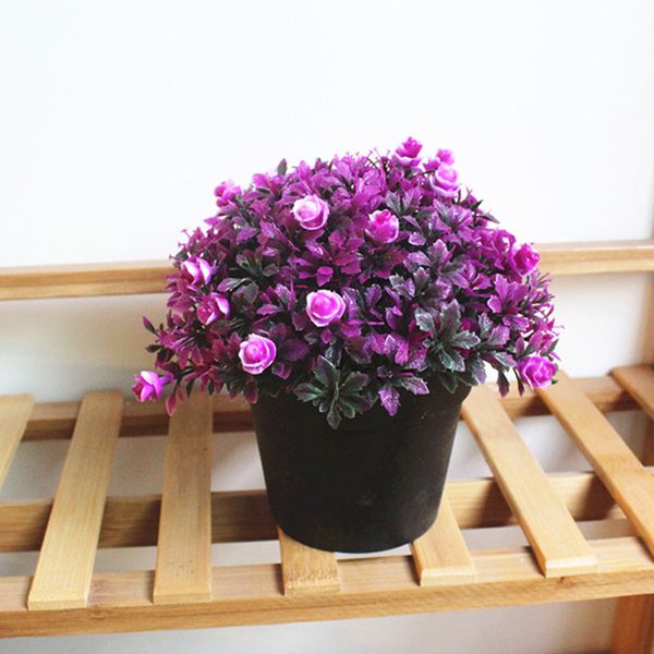 

home artificial bonsai potted flowers with flowerpots room garden decorations
