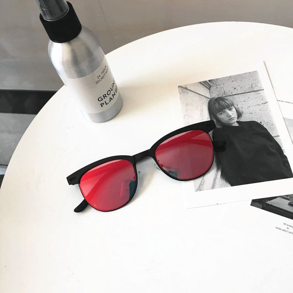 

korean-style classic mens sunglasses simple european and american-style retro tide male square sunglasses for men and women the same paragra, White;black