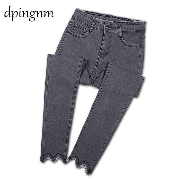

slim jeans for women skinny high waist jeans woman blue denim pencil pants stretch waist women pants plus size