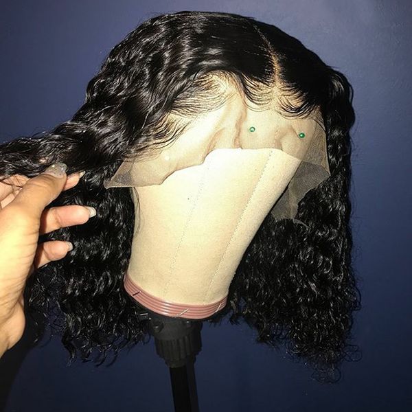 

Brazilian Lace Front Human Hair Wigs with Baby Hair Wigs Black Women with Bleached Knots