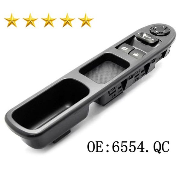 

front left driver side power master window switch 6554.qc 6554qc for peugeot 207 cc 2007-2014 citroen c3 picasso car switches
