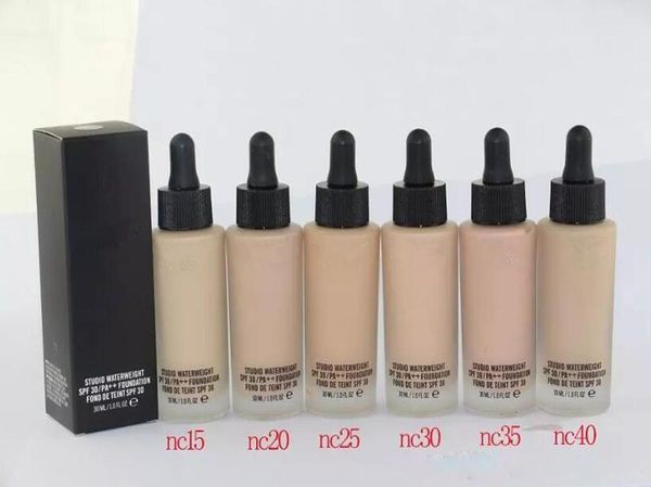 

M brand good quality face tudio waterweight pf 30 foundation fond de teint 30ml matchma ter liquid foundation dhl hipping
