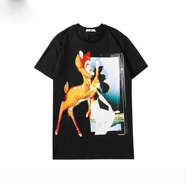 

20ss luxury mens designer t shirt famous brand men women couples casual pullover t shirt black white designer shirts size s-xxl