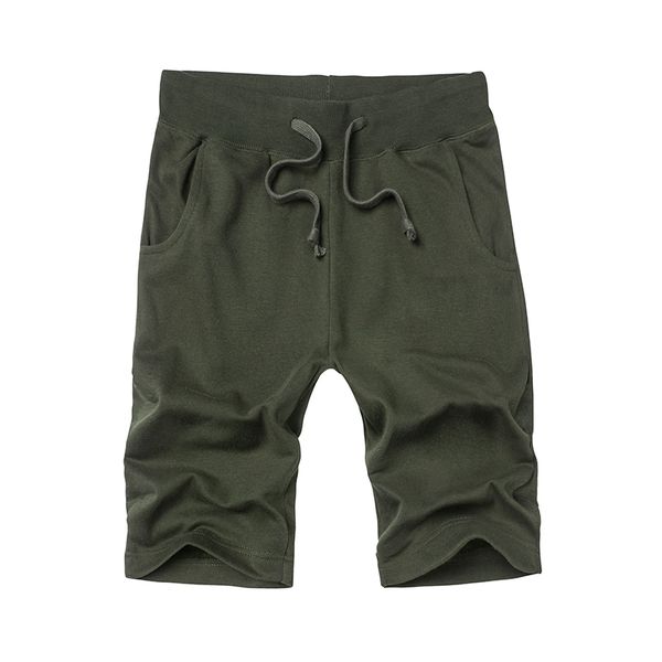 

2019 summer new solid shorts men cotton slim fit knee length casual men clothes plus size men's wear shorts 8xl, White;black