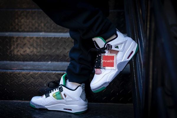 

new rasta purple bred 4 4s iv cactus jack mens basketball shoes white cement denim blue men women sports designer sneakers box us13