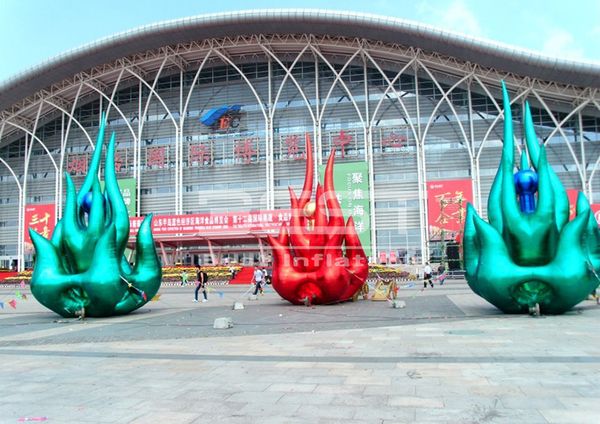 

customized new style multicolor giant inflatable flame for decoration giant inflatable fire for advertising,stage decoration