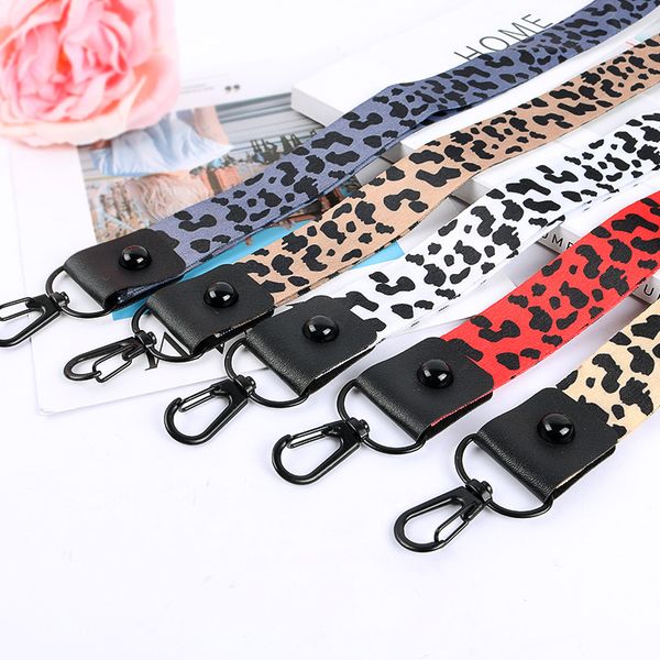 

2020 new universal trend leopard personality mobile phone lanyard for iphone6s 7 8p xs max xr so on, Silver