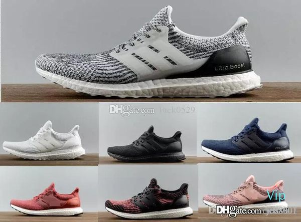 

men designer shoes ultra 3.0 4.0 triple black and white primeknit oreo cny blue grey man women running shoes