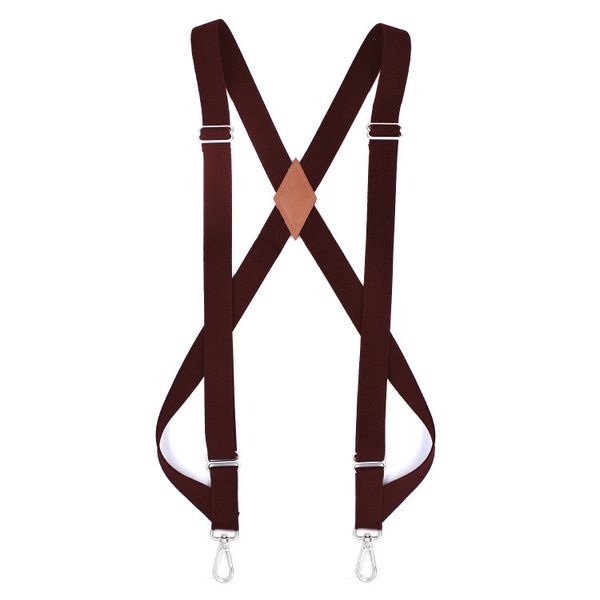 

cross-border source 2.5 two clips of men's and women's universal strap elastic buckle strap spot one delivery, Black;white