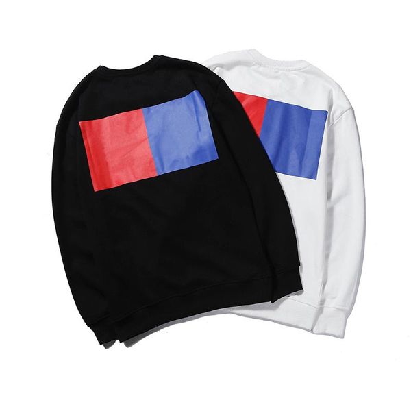 

luxury mens designer hoodies fashion brand men women print hooded sweatshirt cotton casual round neck hoodie 2 colors, Black