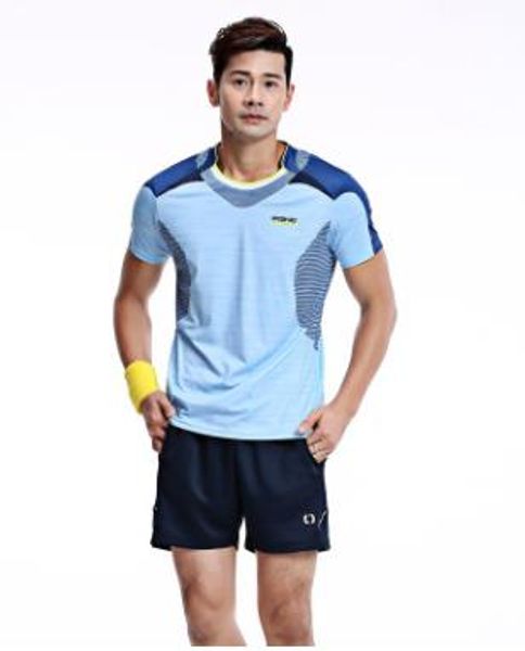 

the new 2019 short-sleeved quick-drying round collar sports uniform leisure fashion suits men and women's volleyball, Black