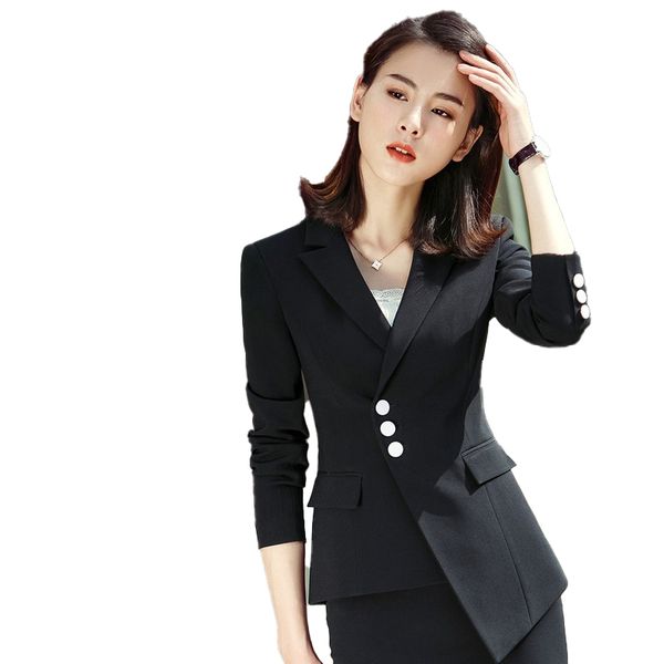 

women's suits & blazers black fashion office ladies women outerwear jackets business female elegant formal work wear clothes, White;black