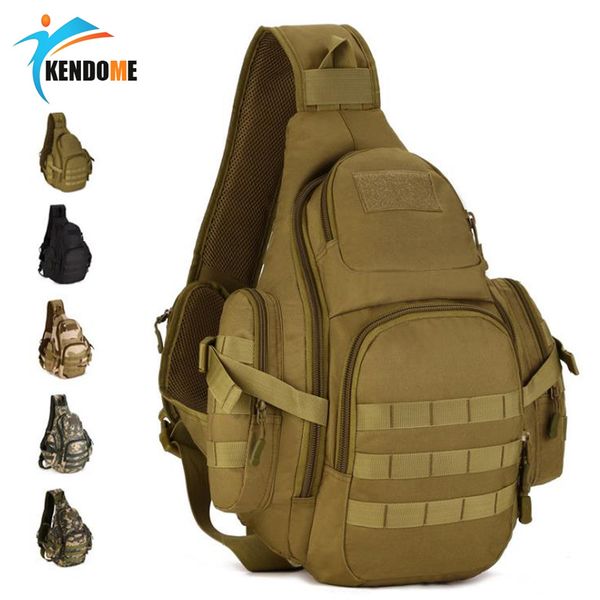 

20-35l tactical sling bag waterproof shoulder sports bag tactical molle backpacks camping outdoor hiking men chest pack