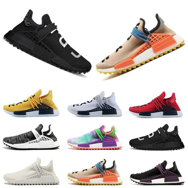 

nike air max human человеческая раса кроссовки pharrell williams hu trail oreo nobel чернила черный ботаник дизайнер кроссовки мужчины женщи