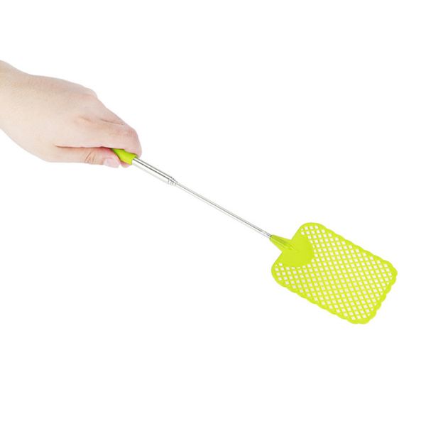 

1pcs telescopic extendable bug fly swatters insect mosquito killer wasp pest control hand for home office fly swatter