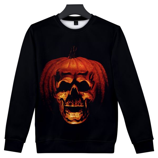 

halloween horror movie print pullover sweatshirt men/women winter fashion casual harajuku o-neck sweatshirt sale, Black