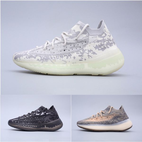 

kanye west's 2020 оптовая alien mist дышащая обувь для мужчин и роскошные летние мокасины для женщин повседневная обувь размер 36-45