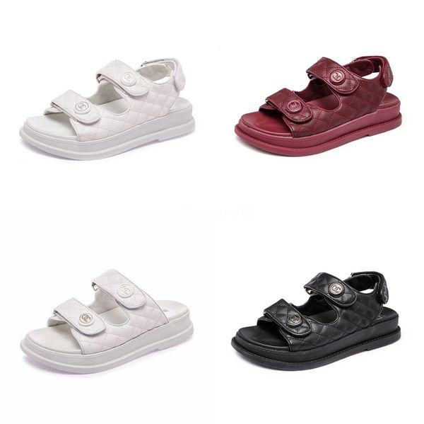 

sagace women sandals flat summer crystal diamond slip on non-slip rhinestone bling pearl toe ring shoes zapatos de mujer 4.28#952, Black