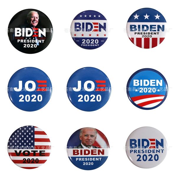 

fashion biden badge style patch for clothing iron embroidered patch applique iron on patches sewing accessories for clothes 10 1 pcs lot #71, Silver