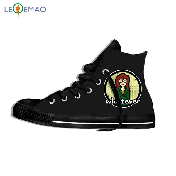 

custom logo image printing sneakers shoes 90s retro style daria street style canvas zapatos de mujer outdoor, Black