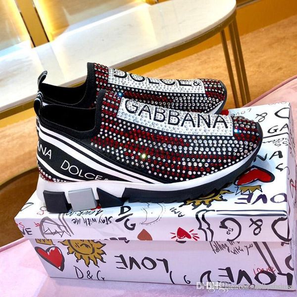 

роскошные кроссовки лучшие качества тонкий низкая помощь stretch вязки носок обуви кроссовки моды плоские повседневный пенни обувь для мужчи, Black