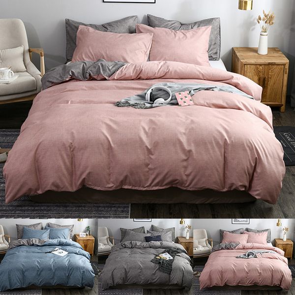 

langria stylish solid color soft bedding sets duvet bedding set bedroom l home duvet cover set sets pillowcase