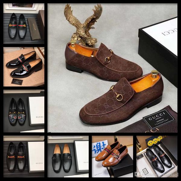 

20mc male leather shoes men dress shoes business classic square toe leather shoes men formal footwear slip-on oxfords llllc, Black