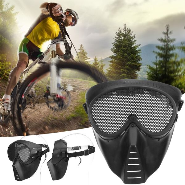 

mask field equipment mud color green head-mounted outdoor tacticalmask masks militarymask accessorie faceguard, Black