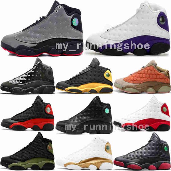 

new 13 13s purple cap and gown atmosphere grey terracotta blush black infrared phantom hyper lakers rivals black cat men basketball shoes, White;red