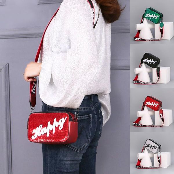 

women bags sequins solid color casual vintage totes handbags shoulder bags leather purses handbags bolsa feminina 2.21