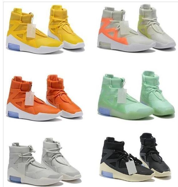 

2020) fear of god 1 basketball shoes triple black orange pulse frosted spruce designer mens shoes hop999 sneakers dropshipping accepte, White;red
