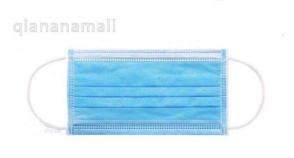 

в наличии одноразовые 3 слоя петли уха маски рот крышка маски голубой non сплетенный о 1шт маска пыли мягкой дышащей 9r6a ок