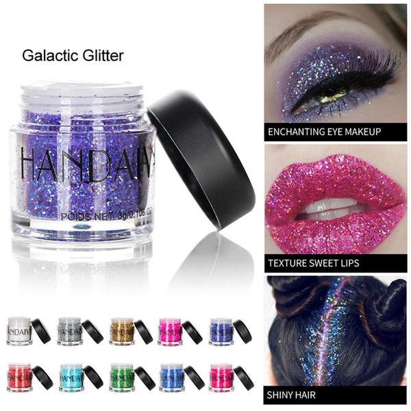

hobbylane women festival glitter cosmetic eye shadow face body hair sequins decoration
