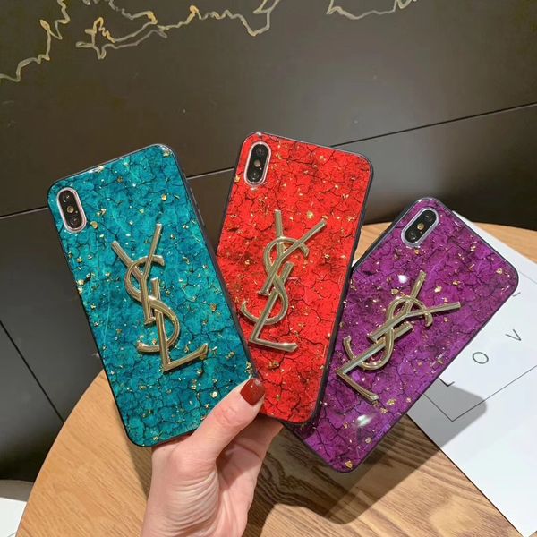 

2019 new arrival cellphone cases for iphonexsmax xr xs 7plus/8plus 7/8 6s/6sp6/6s fashion y letters protective back cover phone case 3 color