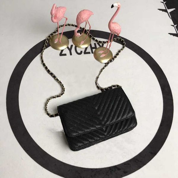 

wholesale luxury designer handbags womens bags small chain single shoulder handbag messenger bags lady black evening bag with box 19cm