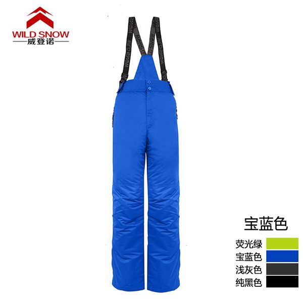 

men's winter royal blue ski pants snowboarding pants male snow waterproof windproof sports trousers 4 colors