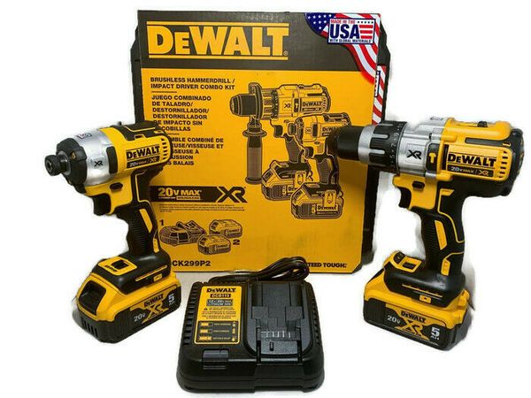 

20v max xr hammer drill impact combo kit w 2 5ah batterie
