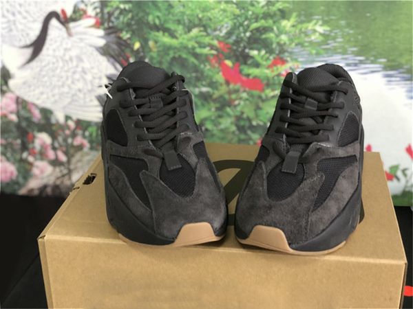 

kanye 2019 west 700 utility black tephra vanta mens running sneakers authentic black utility release outdoor shoes real suede fv5304us 4-12