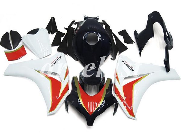 

motorcycle new abs injection full fairings kits fit for honda cbr1000rr 2008 2009 2010 2011 08 09 10 11 bodywork set black orange
