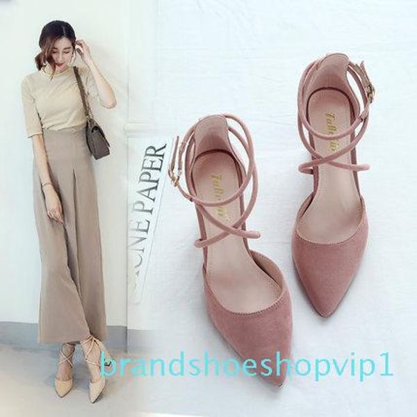 

new fashion pointed women's shoes wild ladies sandals, Black