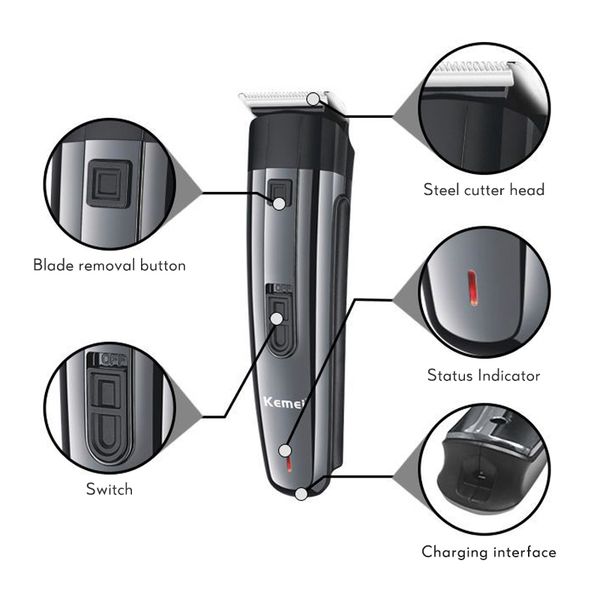 

kemei 892 аккђмђлоѬна geedar пѬоеионалне маинки дл Ѭижки воло маина 6 в 1 з