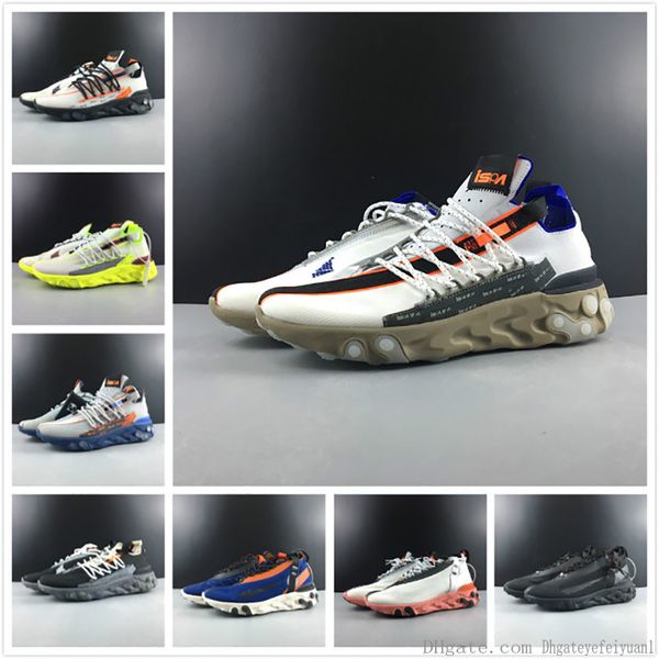 

react wr low mid ispa sneakers sport shoes for men women react designer trainer element 87 fashion running shoes