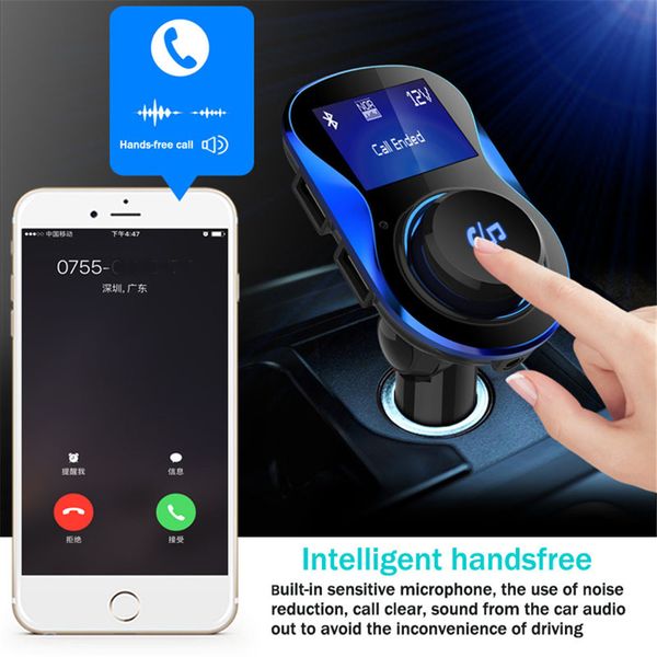 

wireless bluetooth fm transmitter modulator fm car kit handsradio usb mp3 music player for iphone